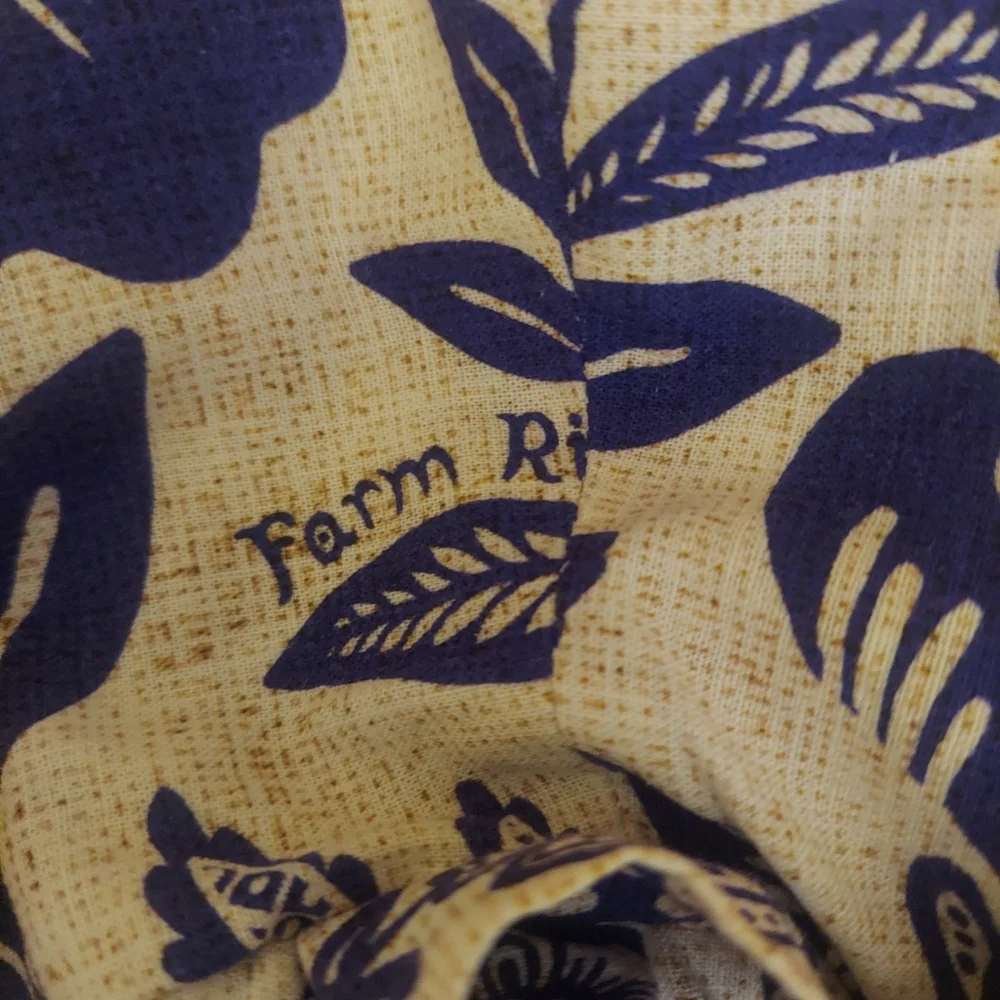 FARM Rio Blue and White Floral Belted Romper - Picture 6 of 9